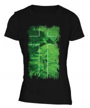 Ladonia Grunge Flag Ladies T-Shirt