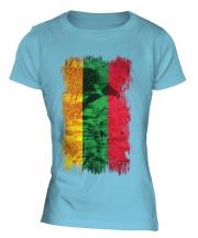 Lithuania Grunge Flag Ladies T-Shirt