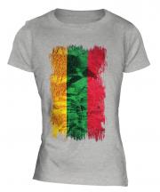 Lithuania Grunge Flag Ladies T-Shirt