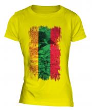 Lithuania Grunge Flag Ladies T-Shirt
