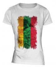 Lithuania Grunge Flag Ladies T-Shirt