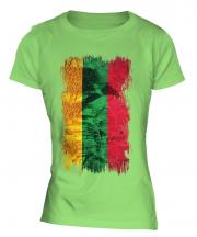 Lithuania Grunge Flag Ladies T-Shirt