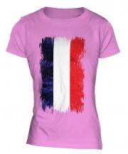 Los Altos Grunge Flag Ladies T-Shirt