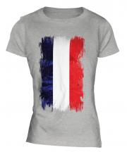 Los Altos Grunge Flag Ladies T-Shirt