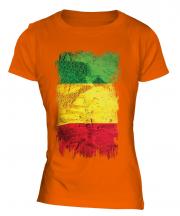 Mali Grunge Flag Ladies T-Shirt