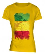 Mali Grunge Flag Ladies T-Shirt