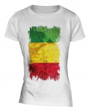 Mali Grunge Flag Ladies T-Shirt