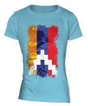 Nagorno-Karabakh Republic Grunge Flag Ladies T-Shirt