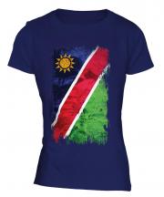 Namibia Grunge Flag Ladies T-Shirt
