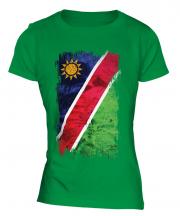 Namibia Grunge Flag Ladies T-Shirt
