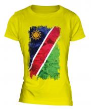 Namibia Grunge Flag Ladies T-Shirt