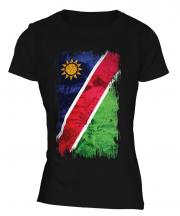 Namibia Grunge Flag Ladies T-Shirt