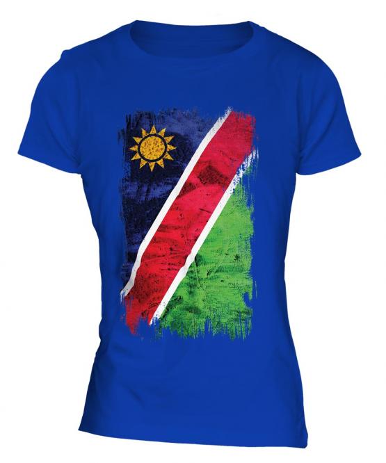 Namibia Grunge Flag Ladies T-Shirt