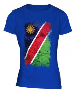 Namibia Grunge Flag Ladies T-Shirt