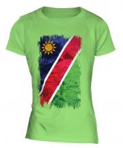 Namibia Grunge Flag Ladies T-Shirt