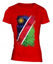Namibia Grunge Flag Ladies T-Shirt