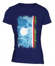 Sakha Republic Grunge Flag Ladies T-Shirt