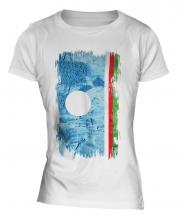 Sakha Republic Grunge Flag Ladies T-Shirt