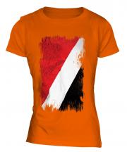 Sealand Grunge Flag Ladies T-Shirt