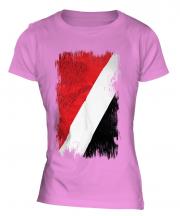 Sealand Grunge Flag Ladies T-Shirt