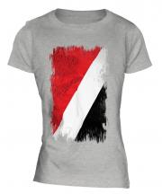 Sealand Grunge Flag Ladies T-Shirt
