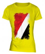 Sealand Grunge Flag Ladies T-Shirt