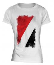 Sealand Grunge Flag Ladies T-Shirt