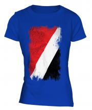 Sealand Grunge Flag Ladies T-Shirt