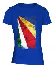 Seychelles Grunge Flag Ladies T-Shirt