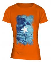 Somalia Grunge Flag Ladies T-Shirt