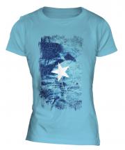 Somalia Grunge Flag Ladies T-Shirt