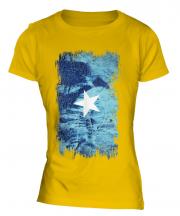 Somalia Grunge Flag Ladies T-Shirt