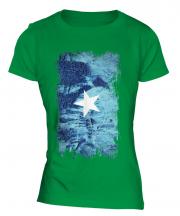 Somalia Grunge Flag Ladies T-Shirt