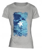 Somalia Grunge Flag Ladies T-Shirt