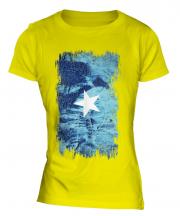 Somalia Grunge Flag Ladies T-Shirt