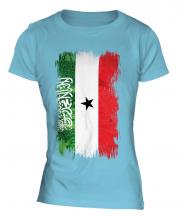 Somaliland Grunge Flag Ladies T-Shirt