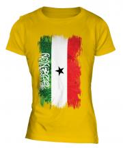 Somaliland Grunge Flag Ladies T-Shirt