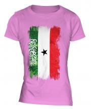 Somaliland Grunge Flag Ladies T-Shirt