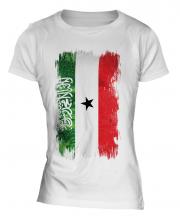 Somaliland Grunge Flag Ladies T-Shirt
