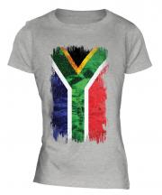 South Africa Grunge Flag Ladies T-Shirt