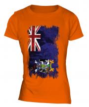 South Georgia Grunge Flag Ladies T-Shirt