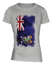 South Georgia Grunge Flag Ladies T-Shirt