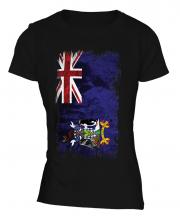 South Georgia Grunge Flag Ladies T-Shirt