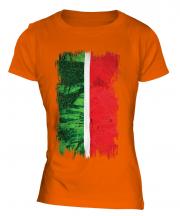 Tatarstan Grunge Flag Ladies T-Shirt