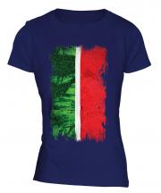 Tatarstan Grunge Flag Ladies T-Shirt