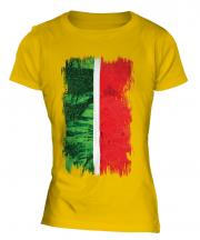 Tatarstan Grunge Flag Ladies T-Shirt