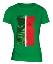 Tatarstan Grunge Flag Ladies T-Shirt