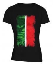 Tatarstan Grunge Flag Ladies T-Shirt