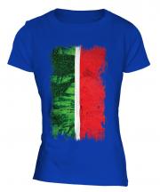 Tatarstan Grunge Flag Ladies T-Shirt