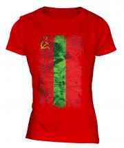 Transnistria Grunge Flag Ladies T-Shirt